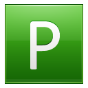 P Green Icon 128x128 png