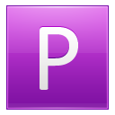 P Pink Icon