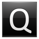 Q Black Icon