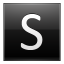 S Black Icon 128x128 png