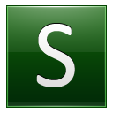 S Dark Green Icon 128x128 png