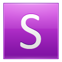 S Pink Icon 128x128 png