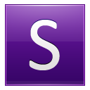 S Violet Icon 128x128 png