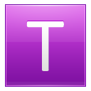 T Pink Icon