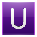 U Violet Icon 128x128 png
