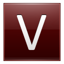 V Red Icon 128x128 png