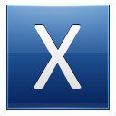 X Blue Icon