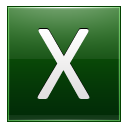 X Dark Green Icon