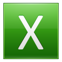 X Green Icon 128x128 png