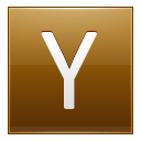 Y Gold Icon 128x128 png