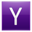 Y Violet Icon 128x128 png