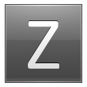 Z Grey Icon