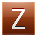 Z Orange Icon 128x128 png
