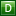 D Green Icon 16x16 png