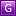 G Violet Icon 16x16 png