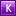 K Violet Icon 16x16 png