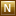 N Gold Icon 16x16 png