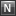 N Grey Icon 16x16 png
