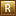 R Gold Icon 16x16 png
