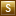 S Gold Icon 16x16 png