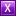 X Violet Icon 16x16 png