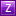 Z Violet Icon 16x16 png