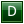 D Dark Green Icon 24x24 png