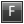 F Grey Icon 24x24 png