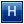 H Blue Icon 24x24 png