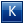 K Blue Icon 24x24 png