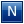 N Blue Icon 24x24 png