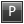 P Grey Icon 24x24 png