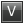 V Grey Icon 24x24 png