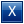 X Blue Icon 24x24 png