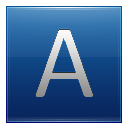 A Blue Icon 256x256 png