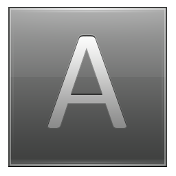 A Grey Icon 256x256 png