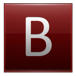 B Red Icon 256x256 png