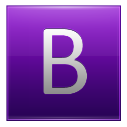 B Violet Icon 256x256 png