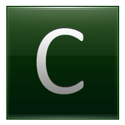 C Dark Green Icon 256x256 png