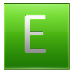 E Green Icon 256x256 png
