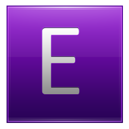 E Violet Icon 256x256 png