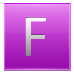 F Pink Icon 256x256 png