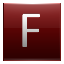F Red Icon 256x256 png