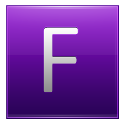 F Violet Icon 256x256 png