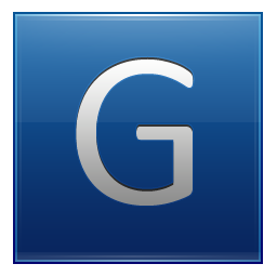 G Blue Icon 256x256 png