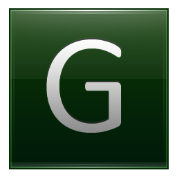 G Dark Green Icon 256x256 png