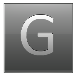 G Grey Icon 256x256 png