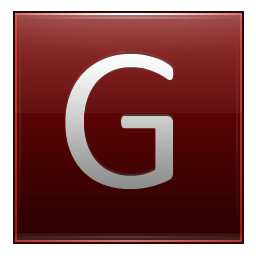 G Red Icon 256x256 png