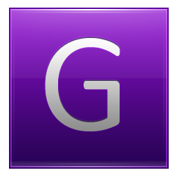 G Violet Icon 256x256 png