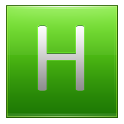 H Green Icon 256x256 png